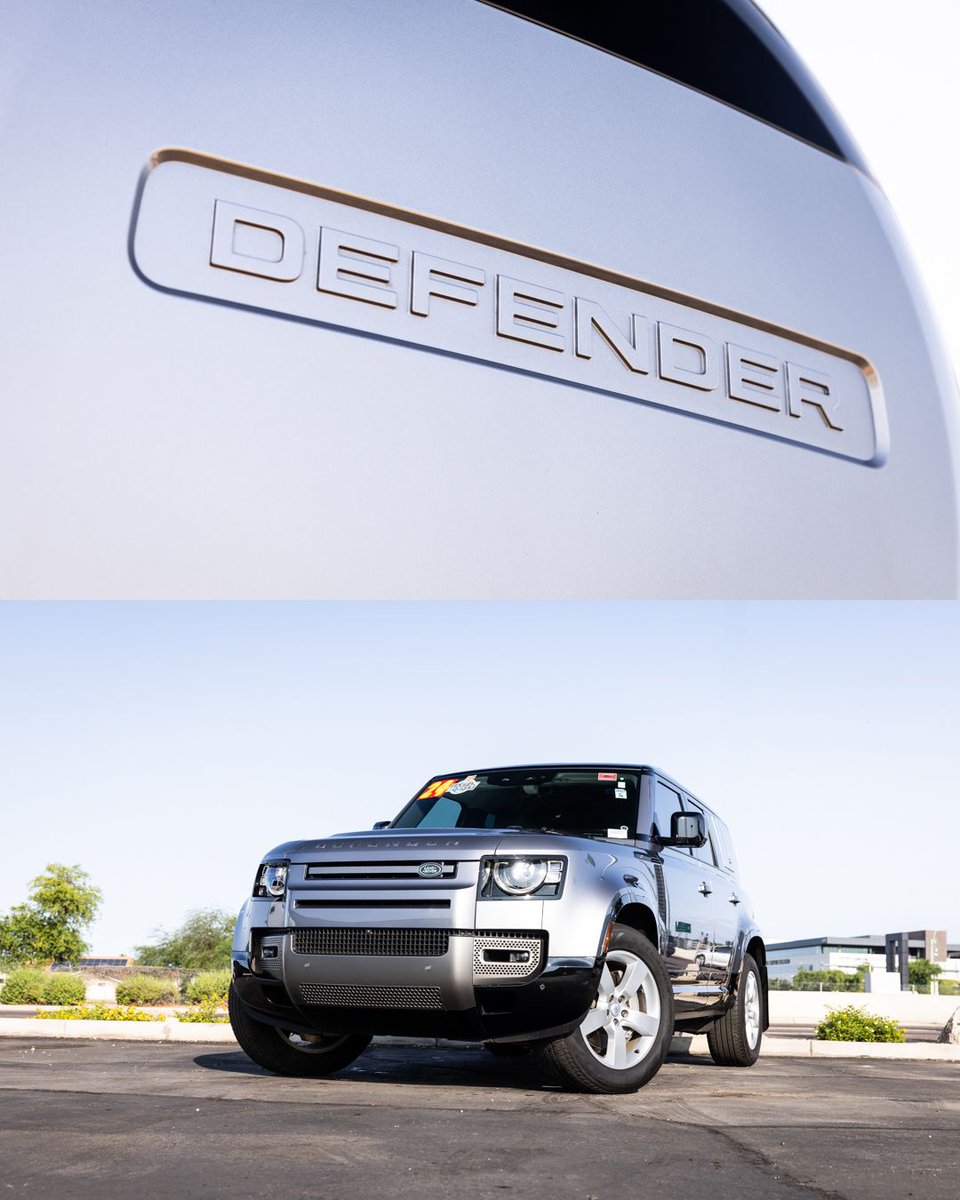 BillLukeCJDR's tweet photo. Adventure? 🚙💨 Delivered. ✅ This Pre-Owned 2024 Land Rover Defender is ready to roam—now at Bill Luke Phoenix! (Stock #CL68447) Visit us at https://t.co/73pFkao7Tc! #landrover #phoenix #drive https://t.co/JzKwrEGqnW
