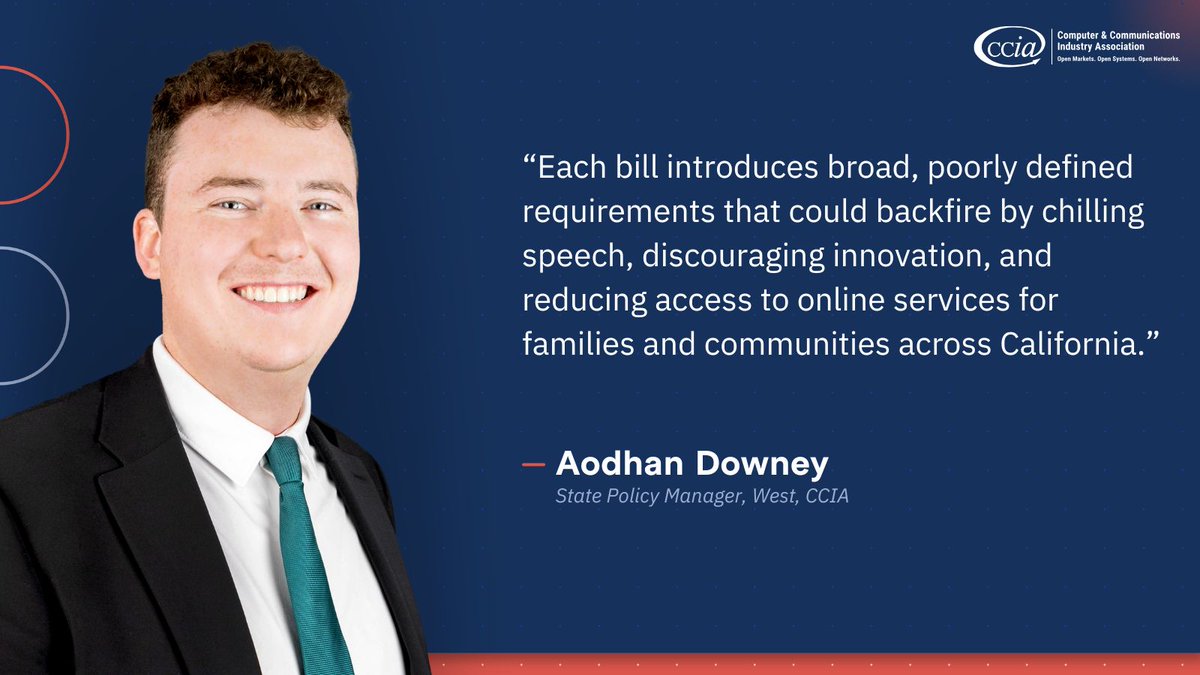 California’s AB 56 would mandate warning labels and impose a delay on social media use after users exceed a set time threshold. CCIA warns that this approach raises serious #FirstAmendment concerns and risks restricting access to essential digital tools. buff.ly/Zt4EGLz