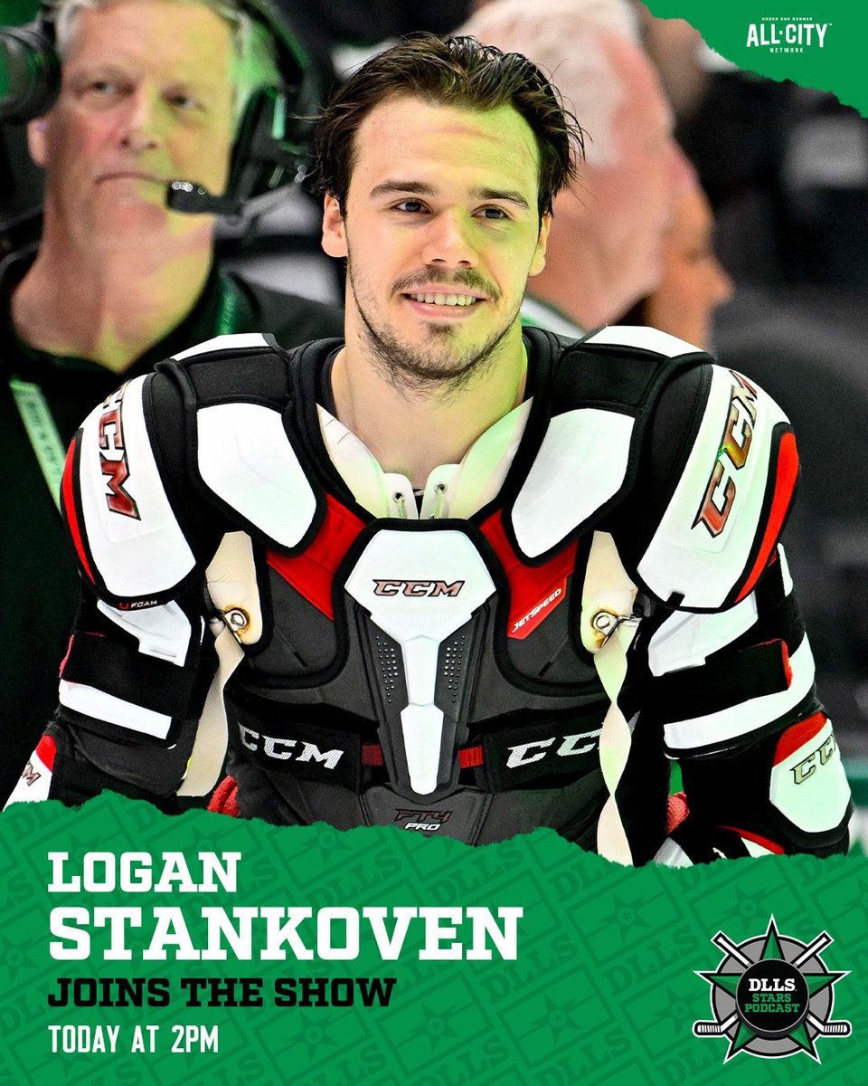 Oh yeah, the rumors are true…

Logan Stankoven joins the DLLS Stars show TODAY at 2 pm! #TexasHockey 

🎥 youtube.com/live/H0WEnBZZT…