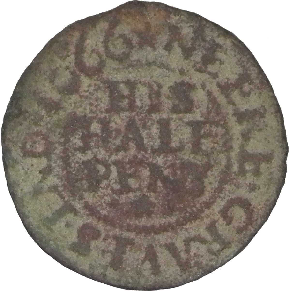 Rescued from the field, this day, 17th June 2020

A reasonably clear 17th century halfpenny trade token, issued by William Reade, of Milton Near Gravesend, Kent.

Pewterers arms. WILLIAM READE IN MILTON

NEERE GRAVESEND 1666. HIS HALF PENY