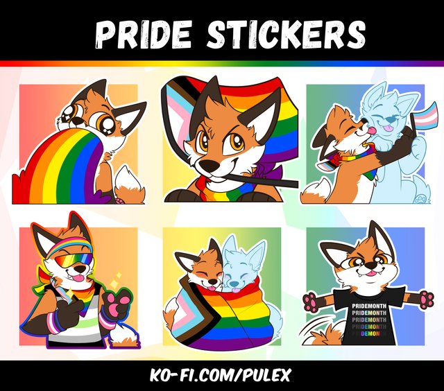 CrumbFur's tweet photo. Pride Month Sticker Giveaway!!! 🥳🎉

Win 3-5 free stickers of your fursona!

Lineart by @/LordPulex
Coloring by @/CrumbFur

💙 Follow
💙 Like + Repost
💙 Comment ref or something silly

Raffle ends on June 20th! https://t.co/HoLjvMArpY