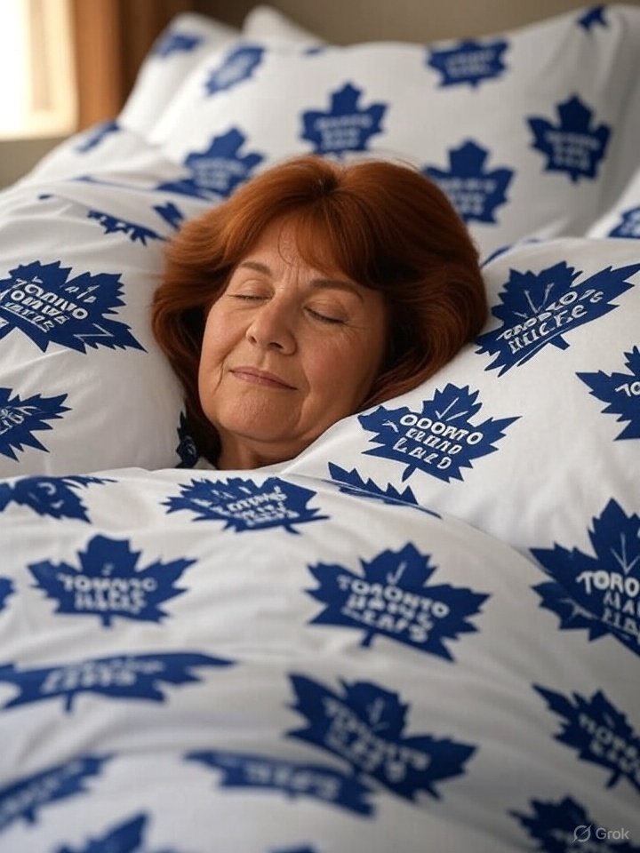 John Tavares ain't the only one who sleeps with Leaf bedsheets: