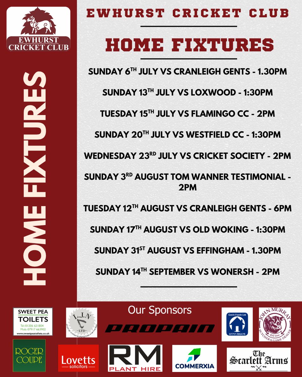 Ewhurst Cricket Club tweet media