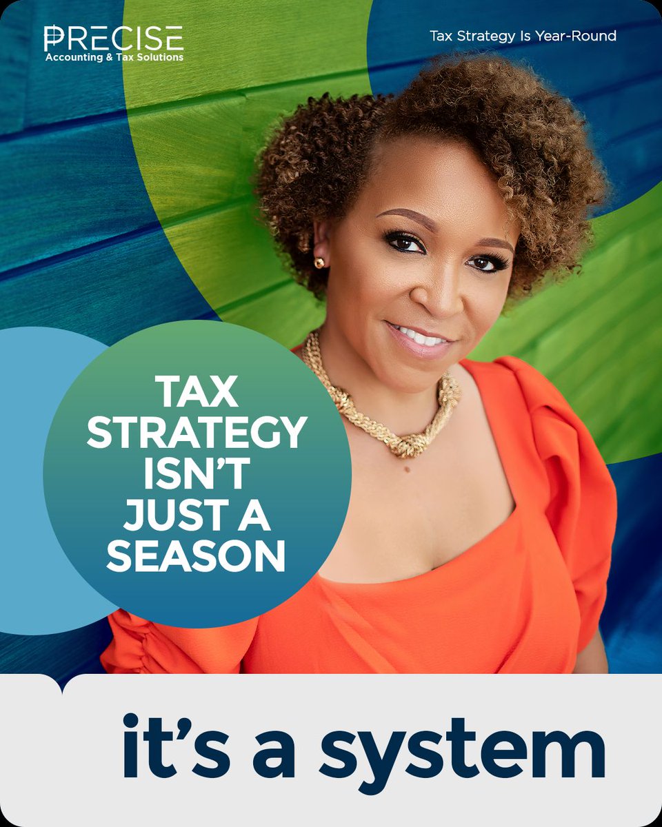 preciseacctax's tweet image. Tax prep starts now—not in March.
We offer year-round planning so you’re always ahead of the curve.
(301) 541-3145
preciseacctax.com
#PreciseAccTax #TaxPlanning #BossMoves