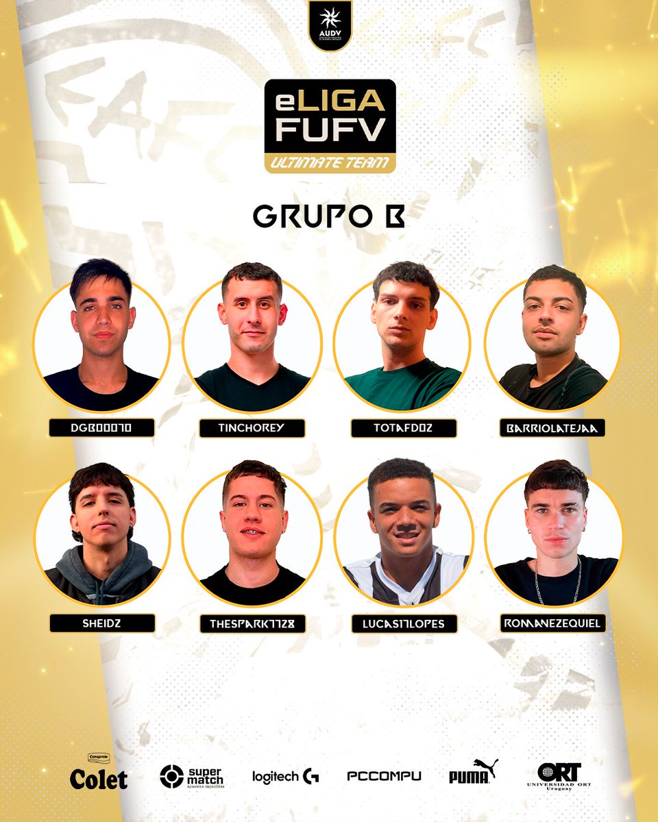 Llega una nueva temporada en #eLigaFUFVUT  presentada por #Colet el torneo de ultimate team en #FC25 que busca al mejor jugador de Uruguay 🇺🇾 🏆

🔹16 participantes
🔹2 grupos de 8 - fase de grupos
🔹8 clasificados a instancias finales - playoffs
🔹$ 10.000 pesos Uruguayos al