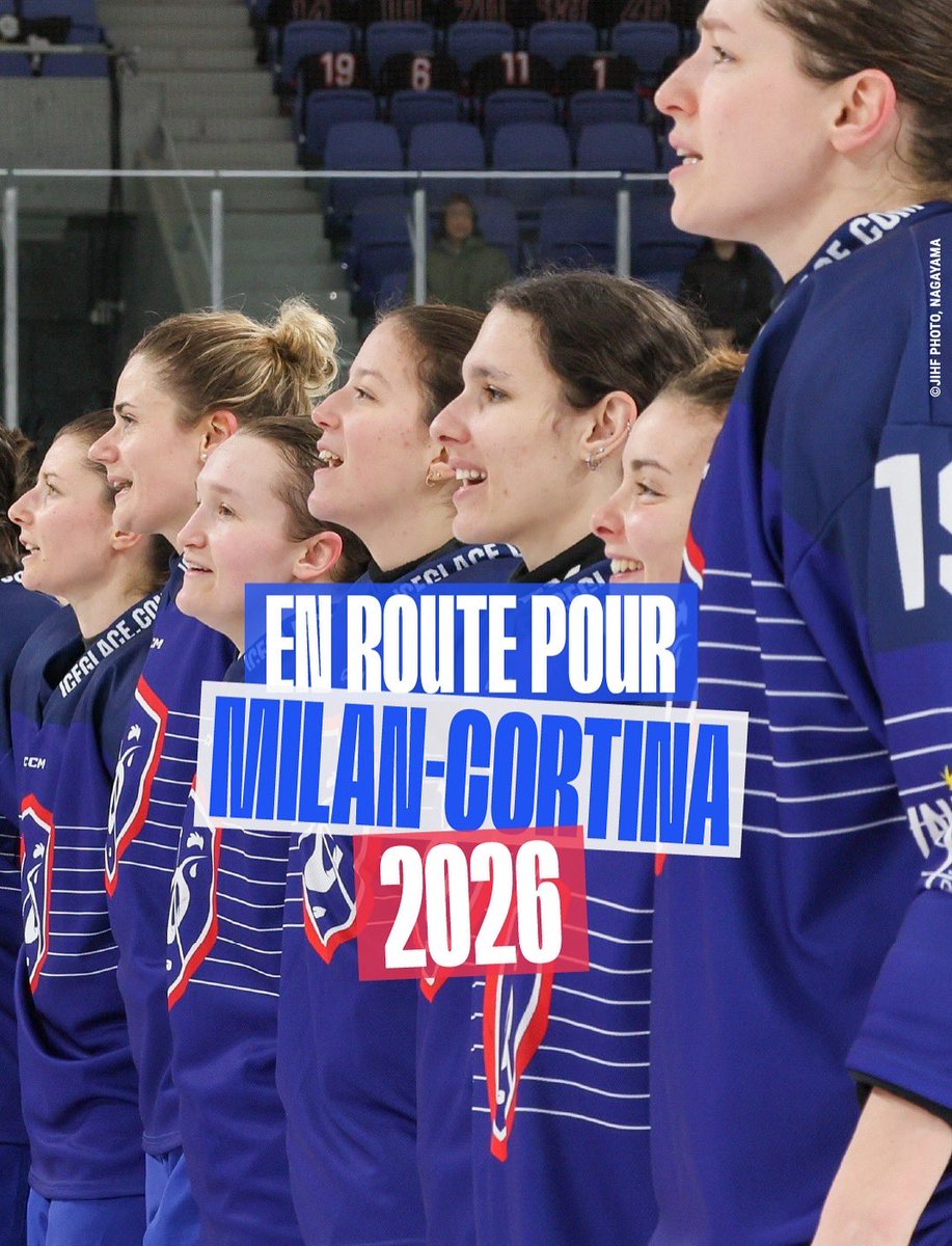 Nos deux collectifs de hockey sur glace participeront aux Jeux de Milan-Cortina 2026 ! 🏒❄️

Une première historique pour les Bleues, et une première qualification depuis plus de 20 ans pour l’équipe masculine 🔥 

Rendez-vous à partir du 6 février 2026 ⭐️
