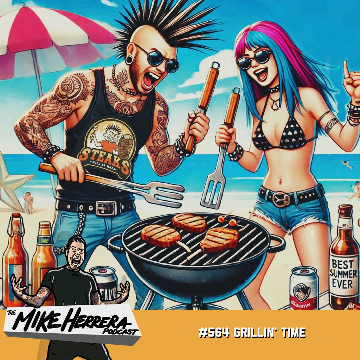 564 Grillin’ Time

-Grill me baby
-Bouncing Souls hang out
-My Goldfinger trip to Canada
-MxPx back in Quebec this October
-Mega Successful Pxers
-We need more MxPx Punk in Professional Sports

linktr.ee/Mikeherrerapod…