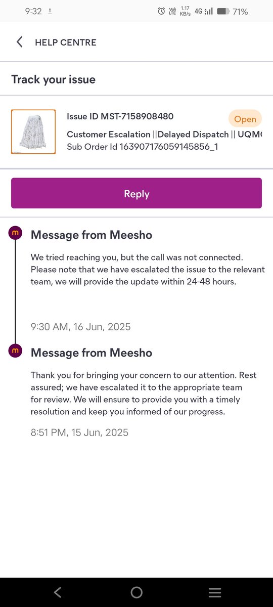 alien_writer107's tweet photo. @meesho_support You just rang 2 times &amp; after I said "hello" your executive disconnected the call &amp; didn't bother to call me back. Then you post this?! That's how you train your agents to deal with customers? I'm seriously going to take legal action on you via @jagograhakjago . You #scammers https://t.co/9sm8CsgpYy