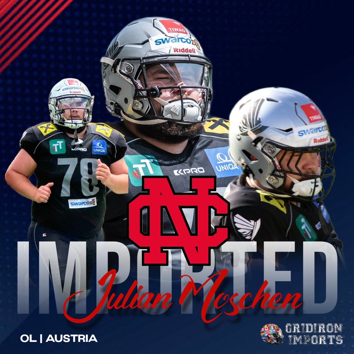Gridiron Imports Foundation (@gridironimports) on Twitter photo In March <a href="/julian_mos37581/">Julian Moschen</a> attended our camp with the <a href="/SWARCO_RAIDERS/">SWARCO RAIDERS Tirol</a> and caught the eye of <a href="/NorthCrossFB/">North Cross Football</a> - now he will begin his football journey in the US this Fall in Virginia!
<a href="/coachpriest222/">Dwayne Priest</a> In March <a href="/julian_mos37581/">Julian Moschen</a> attended our camp with the <a href="/SWARCO_RAIDERS/">SWARCO RAIDERS Tirol</a> and caught the eye of <a href="/NorthCrossFB/">North Cross Football</a> - now he will begin his football journey in the US this Fall in Virginia!
<a href="/coachpriest222/">Dwayne Priest</a>