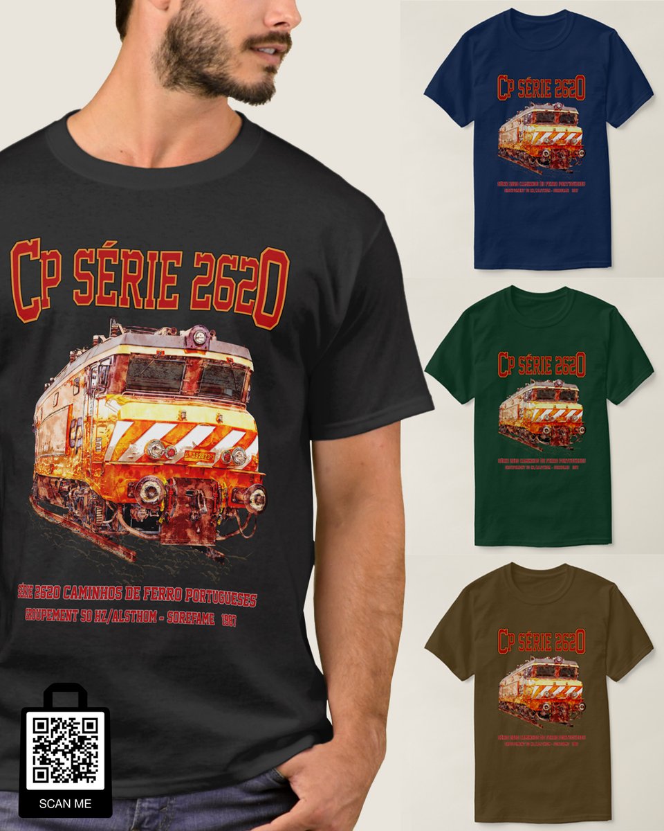 SPJE_Illus_Phot's tweet image. 🚆✨New Design Drop!
Say hello to our bold reimagining of the CP Série 2620 Electric Locomotive — where classic Portuguese rail heritage meets modern design.

To see more products visit my store: zazzle.com/cp_serie_2620_…

#TrainDesign #CPSérie2620 #LocomotiveLove #RailwayHeritage
