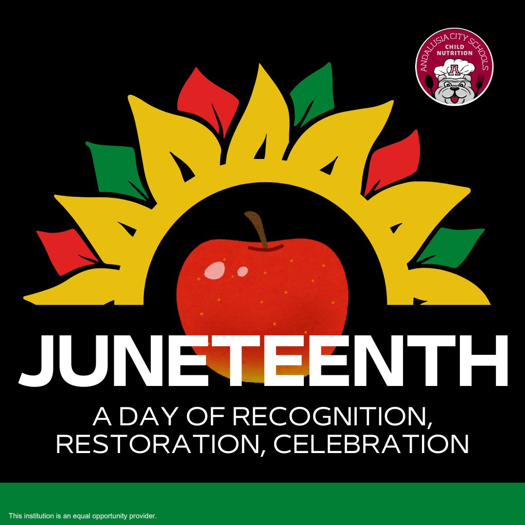 Celebrating freedom and heritage this Juneteenth! 🍉🥳

#ALschools #AndalusiaCity #Covingtoncounty #CovingtonAlabama #CovingtonAL #ThatsWhy