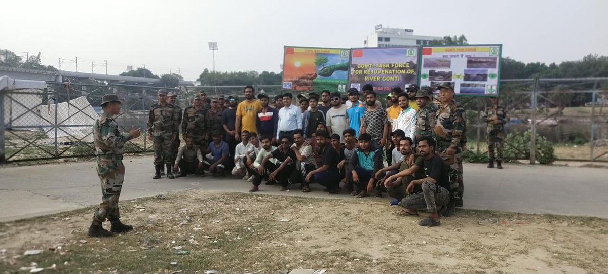 Raise your voice for a cleaner Earth, raise a plant for a greener future! 

The Ganga Task Force took the green mission forward with a powerful awareness campaign and plantation drive at Axis College of Pharmacy, Kanpur &amp; Jhulelal Park, Lucknow. 

Because every sapling planted