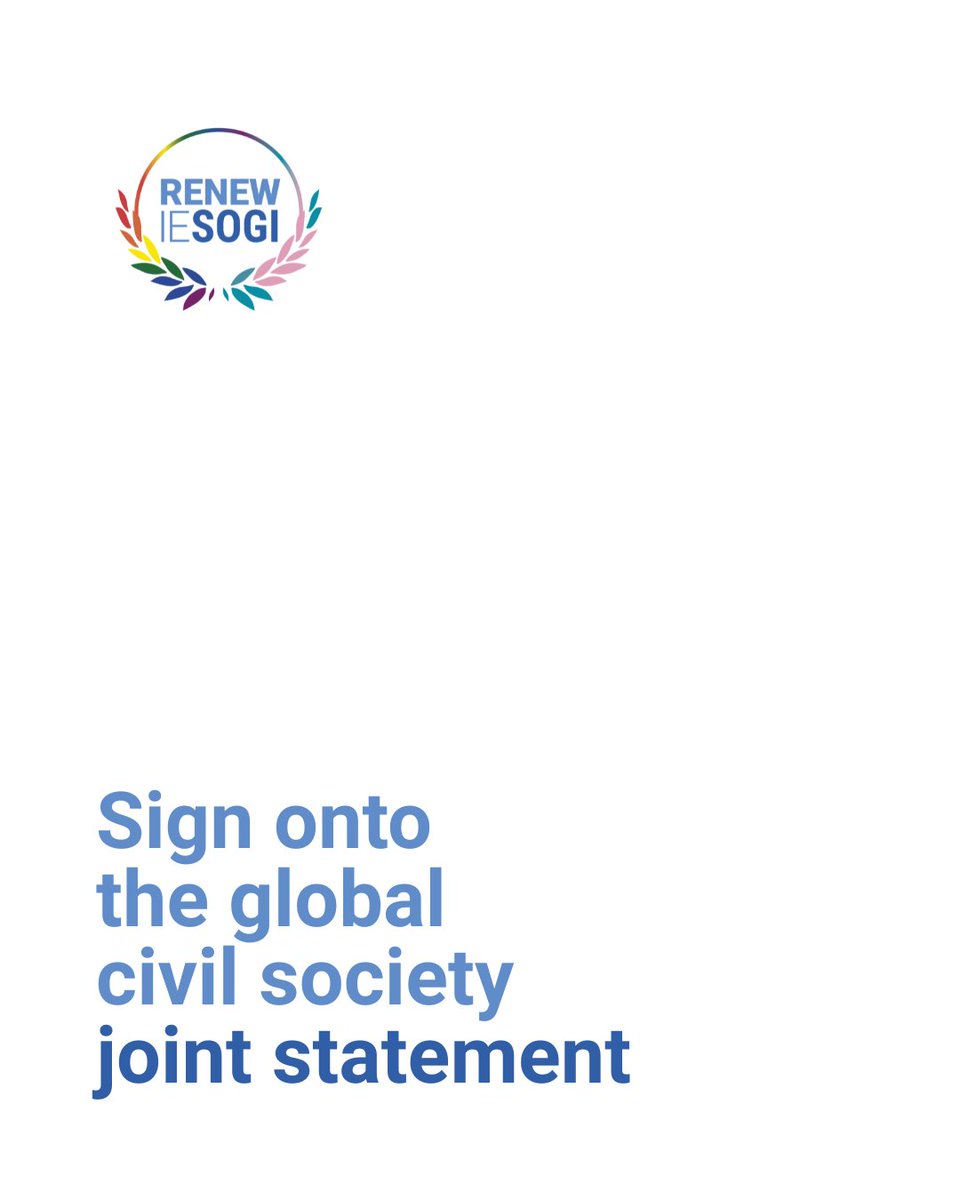 CHOICEforYouth's tweet photo. 🌍The Independent Expert on #SOGI is fighting for LGBT &amp; gender-diverse people 
But the Human Rights Council will vote on whether the mandate will continue existing.
We need YOUR help to #RenewIESOGI
📝 Sign your org onto the CSO statement by 19/06:
👉https://t.co/Vp1xJ7MHI0 https://t.co/Zt18pVz3wY