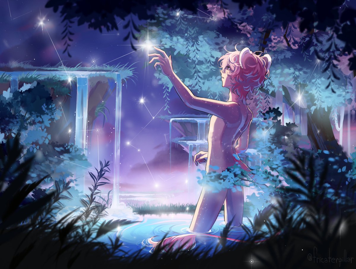 reoshinki's tweet image. You've just caught Leo cooling off in his quiet moment
looks like he didn't notice you π³
(art by my very dear friend and amazing artist @i_im_fri π«Άπ«Ά)