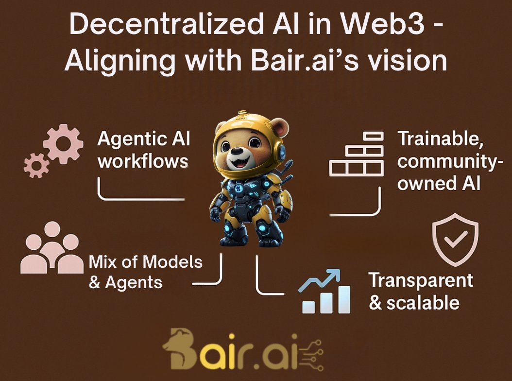 🚨 Beyond the Hype: What Decentralized AI in Web3 Really Looks Like 🧠📡

Fetch.ai’s launch of ASI-1 Mini, the first Web3-native LLM built for agentic AI, shows the real direction of AI in Web3 — and we at Bair.ai couldn’t agree more with this