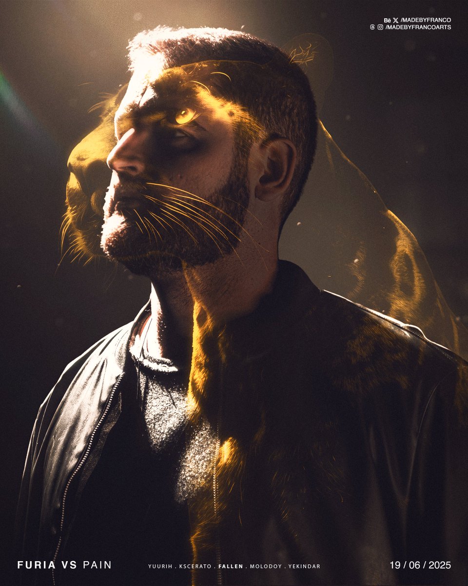 Marcelo Franco (@madebyfranco) on Twitter photo FURIA VS PAIN - 19/06
Inspired by some of my favorite graphics from <a href="/JonathanOgsto/">Jonathan AUGUSTO</a> (Vitality designer). FURIA VS PAIN - 19/06
Inspired by some of my favorite graphics from <a href="/JonathanOgsto/">Jonathan AUGUSTO</a> (Vitality designer).