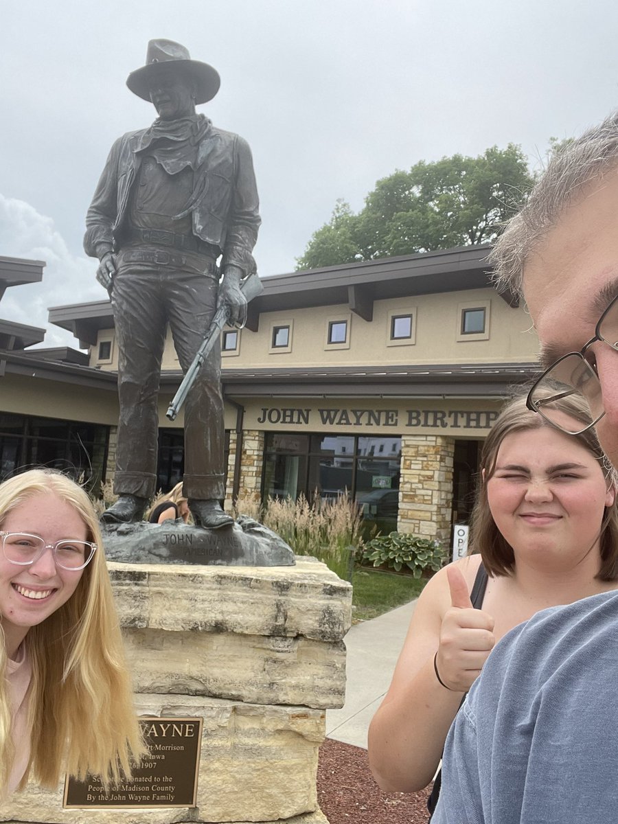 The Avas begin their <a href="/speechanddebate/">National Speech & Debate Association</a> National tournament today.  They’re hoping that John Wayne brings them luck!   Updates will be posted throughout the week. #VHS4n6 #TheDuke