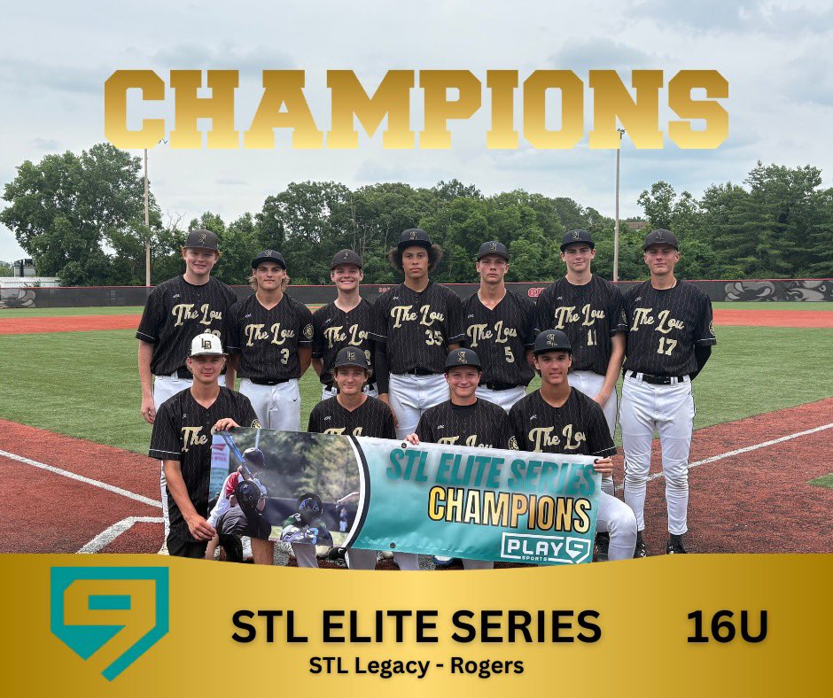 Play9Sports (@play9sports) on Twitter photo Congratulations to the STL Legacy - Rogers (<a href="/stllpa/">Legacy Performance Academy</a>) who took home the #STLEliteSeries championship this weekend at Maryville University!
#Play9WithUs Congratulations to the STL Legacy - Rogers (<a href="/stllpa/">Legacy Performance Academy</a>) who took home the #STLEliteSeries championship this weekend at Maryville University!
#Play9WithUs
