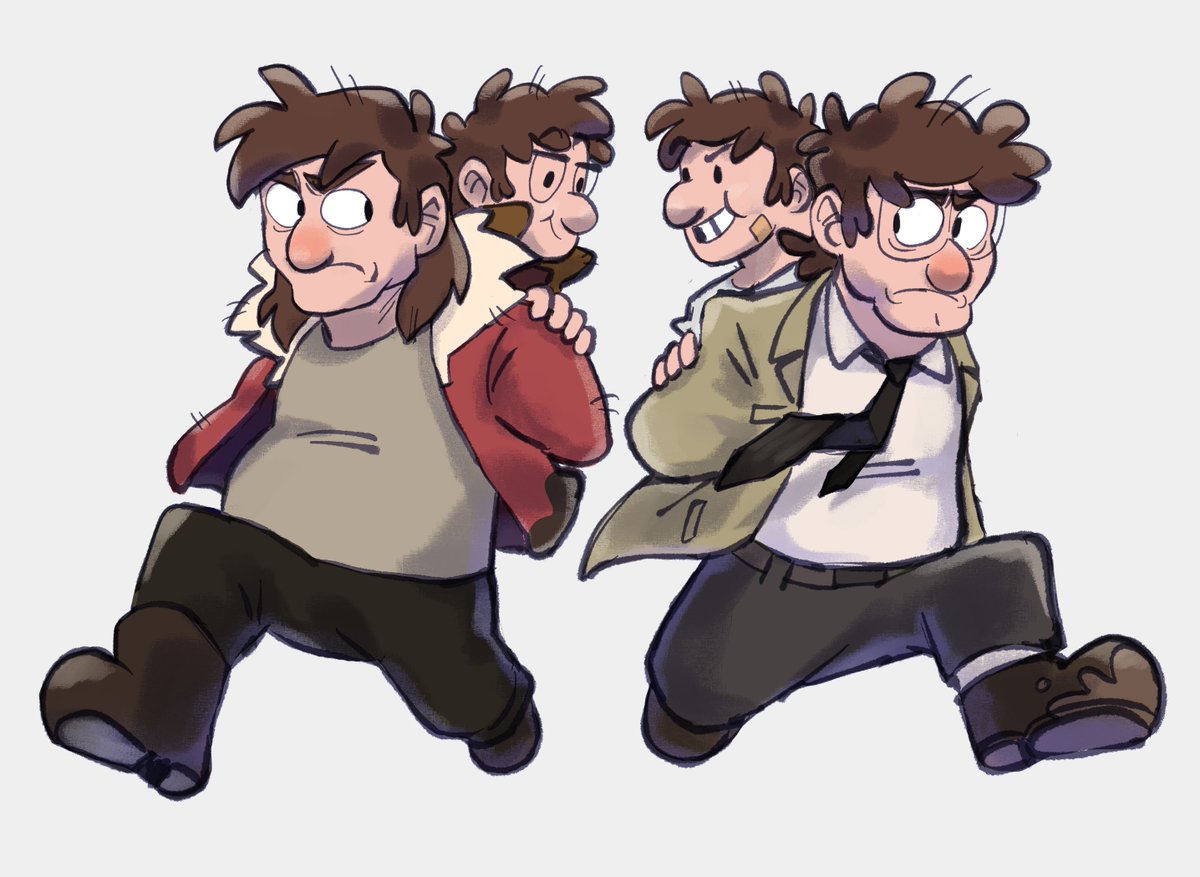 "Stanley &amp; Stanford : Ripped 'n Time" #GravityFalls #stanleypines #stanfordpines