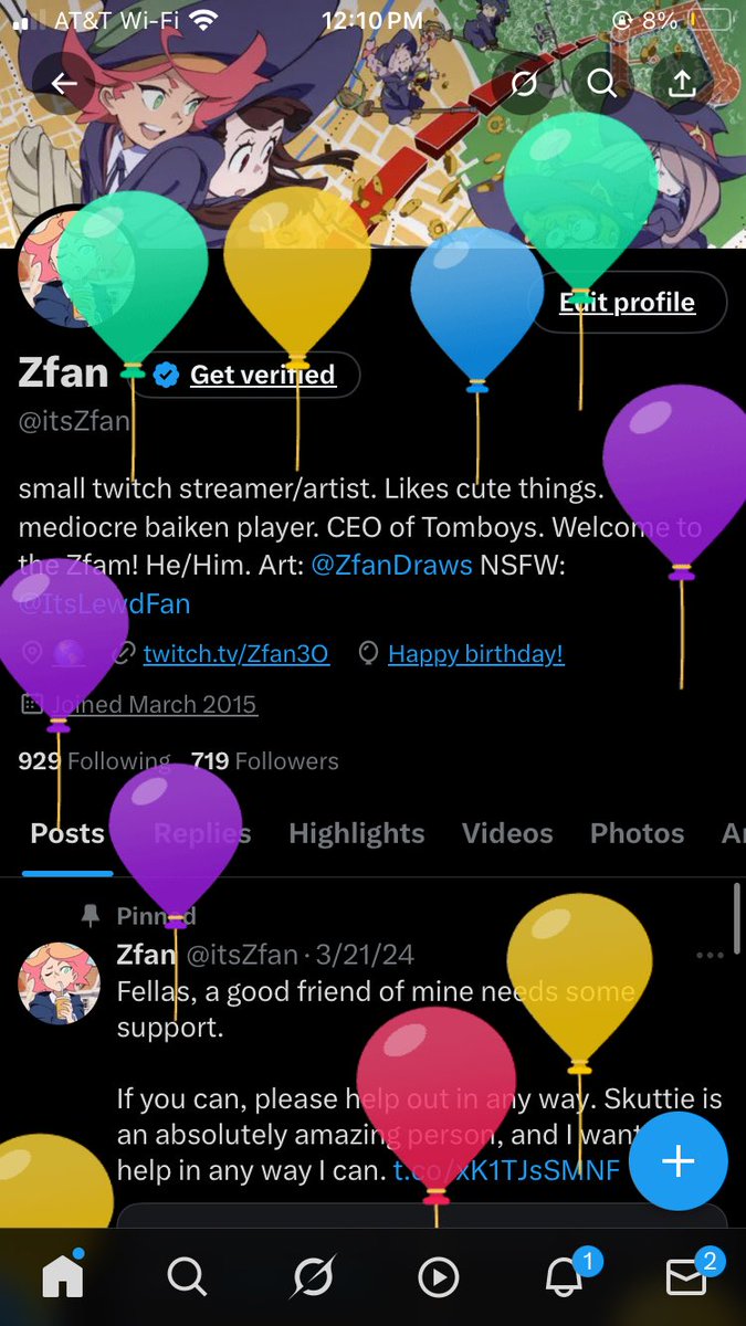 Balloon jumpscare 😱