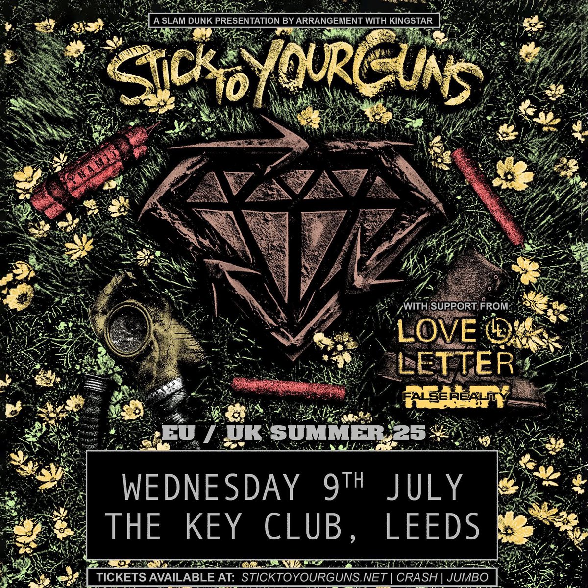 Slam Dunk Presents (@slamdunkleeds) on Twitter photo From The Key Club stage at Slam Dunk Festival to the actual stage at The Key Club 👉 Stick To Your Guns (<a href="/STYGoc/">Stick To Your Guns</a>) hit Leeds next month! With support from <a href="/LoveLetterHC/">Love Letter</a> and False Reality.
There's still time to get your tickets from slamdunkmusic.seetickets.com/event/stick-to…
📸 samstruttphoto From The Key Club stage at Slam Dunk Festival to the actual stage at The Key Club 👉 Stick To Your Guns (<a href="/STYGoc/">Stick To Your Guns</a>) hit Leeds next month! With support from <a href="/LoveLetterHC/">Love Letter</a> and False Reality.
There's still time to get your tickets from slamdunkmusic.seetickets.com/event/stick-to…
📸 samstruttphoto