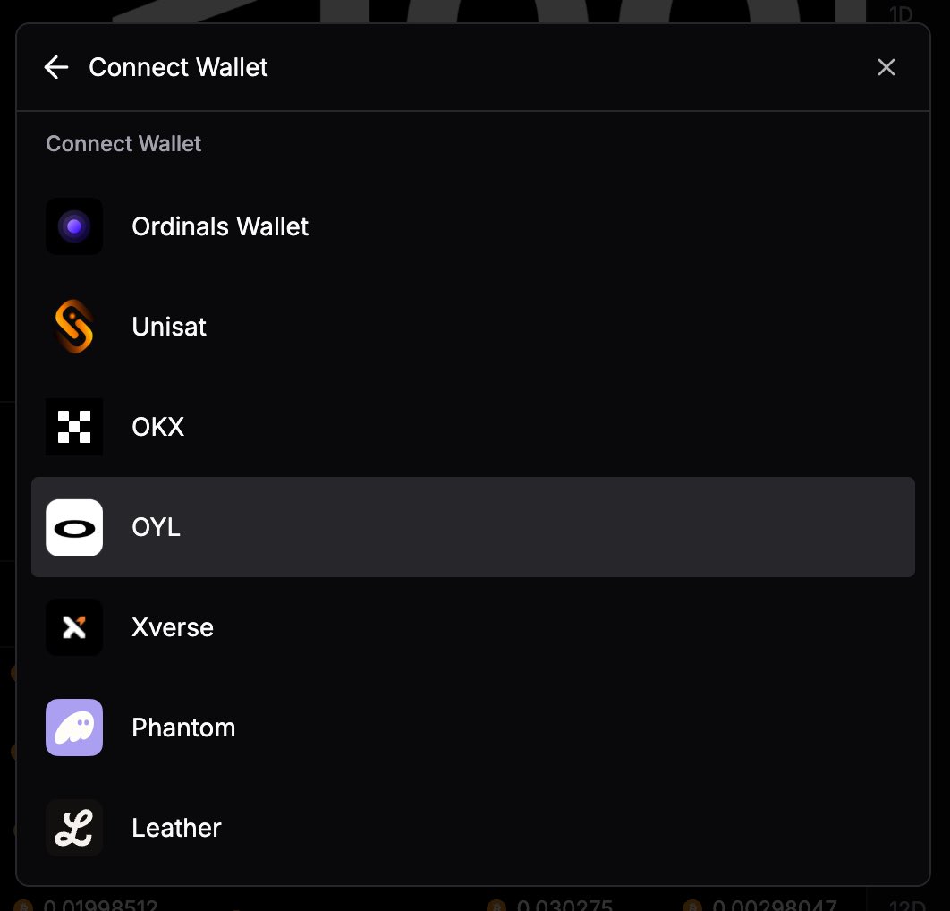 Yup, <a href="/oylwallet/">Oyl | Building Alkanes</a> is now live on Ordinals Wallet!