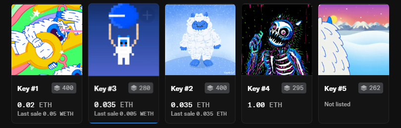 Our mint is officially closed. Congrats to everyone who got their Key. 🫡💙

The collection is growing: opensea.io/collection/key…

Collect all 12 and get your share of the Bonus Vault.