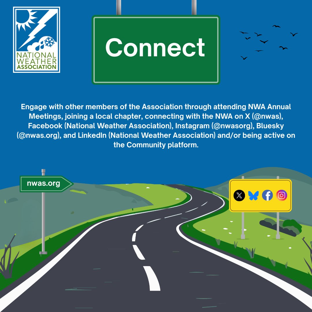 nwas's tweet image. The next stop on our @nwas Membership Roadmap: Connect!
Build your network by engaging with members of the @nwas, attend Annual Meetings, join a local chapter, connect on social media, and participate on Community!
Visit our website to view the Roadmap: nwas.memberclicks.net/join-now-page