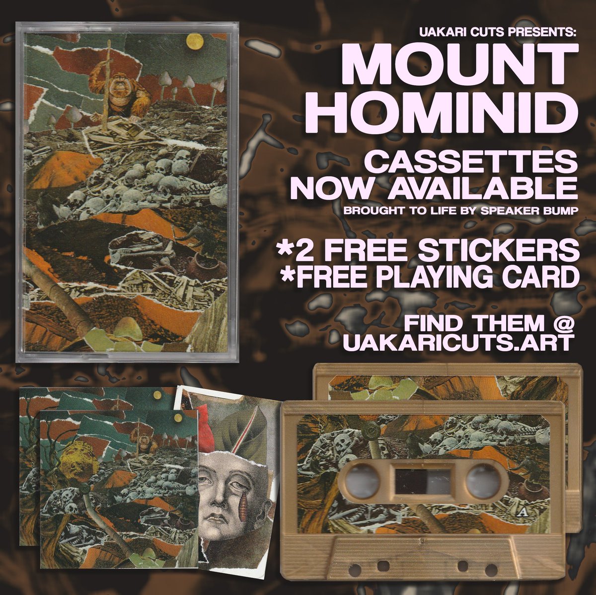 Yo! You can pick up my upcoming record on tape at Uakaricuts.art