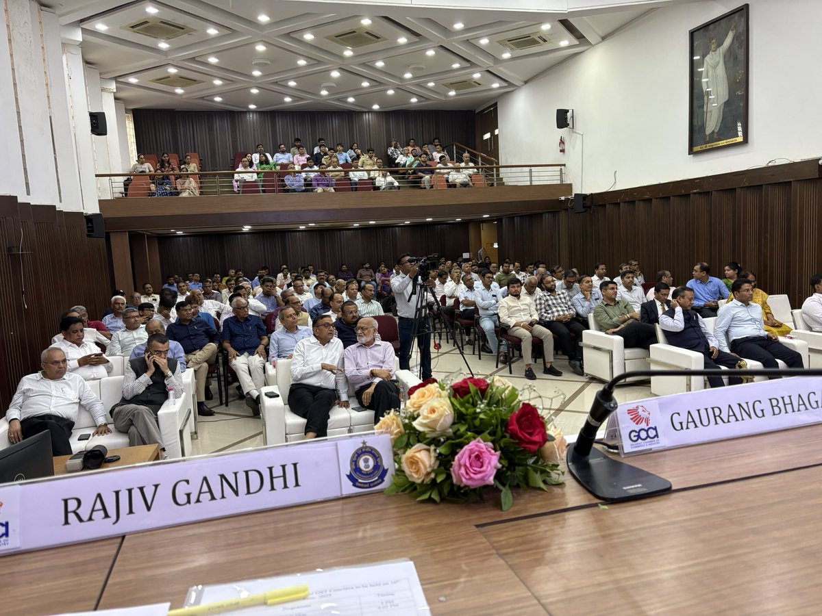 It was a pleasure to represent FICCI at the ‘GST Conclave on Achievements, Challenges &amp; Future Roadmap’ organised by the Gujarat Chamber of Commerce &amp; Industries.

Shri Sunil Kumar Mall, Chief Commissioner, CGST Ahmedabad Zone, along with his team, shared valuable insights on the