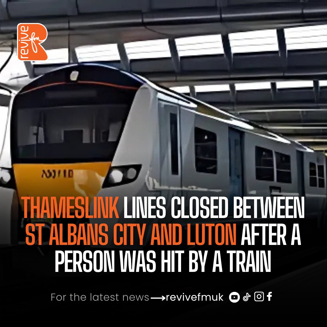 "Services affected: Three Bridges - Bedford via Redhill
Brighton - Bedford
Rainham - Luton
Sutton - St Albans City
Although these trains do not run in the immediate area, they will still be affected by some cancellations." - Thameslink

#revivefmuk #thameslink #trainlinesclosed