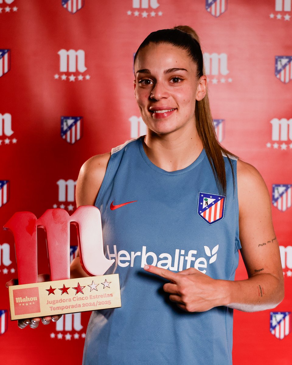 🏆 #JugadoraCincoEstrellas de la temporada 

🫶 ¡Enhorabuena, Gio!