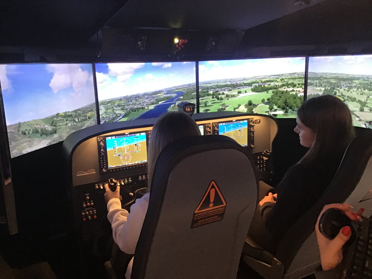 Future pilots begin their training at the Newton Flight Academy <a href="/gsc1/">Glasgow Science Centre</a>