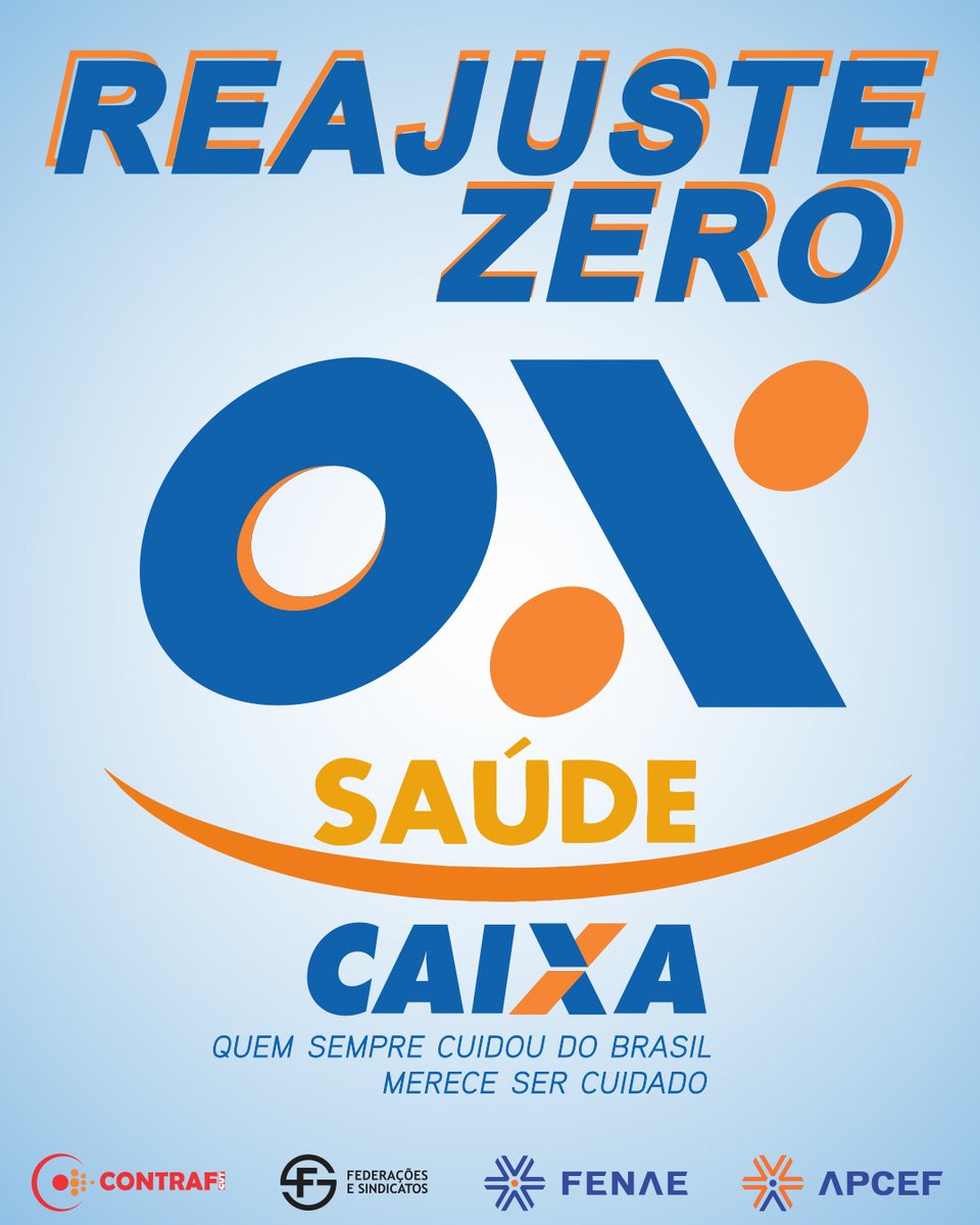 MauricioDanno's tweet photo. Por isso, reivindicamos:
•Reajuste zero no Saúde Caixa;
•Melhoria na rede credenciada;
•Direito ao plano pós-aposentadoria para todos;
•Descentralização do atendimento aos participantes e prestadores de serviços.

#ContrafCUT
#Fenae
#Apcef
#Caixa
#DerrubaOTeto https://t.co/jP5qRoOZmd
