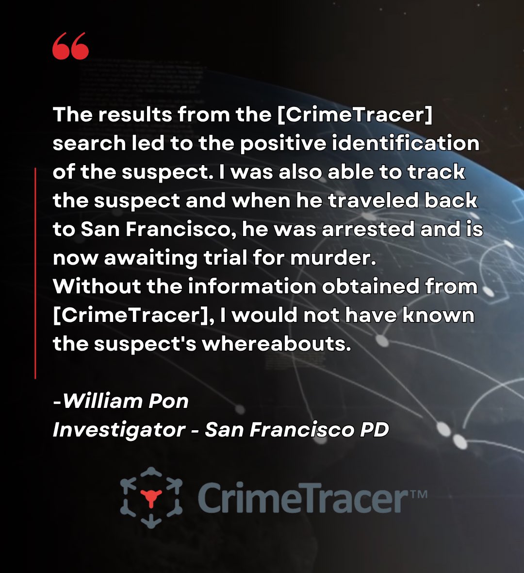 Crime_Tracer's tweet image. Generate Immediate Investigative Leads with a Proven Tool Used by 2,500 Agencies — CrimeTracer
Learn more: soundthinking.com/law-enforcemen…