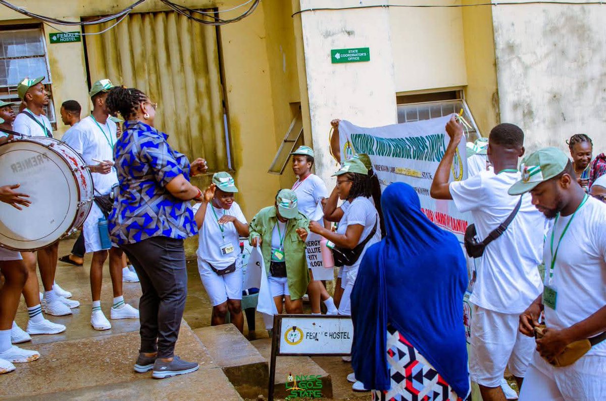 nysc360's tweet photo. SAED LAGOS RALLIES CORPS MEMBERS FOR PARTICIPATION IN SKILL ACQUISITION

Skill Acquisition and Entrepreneurship Development Committee have carried out a rally to sensitize 2025 Batch "A" Stream II Corps Members at the ongoing Orientation Course on the need to participate in https://t.co/99FAgzBfkp