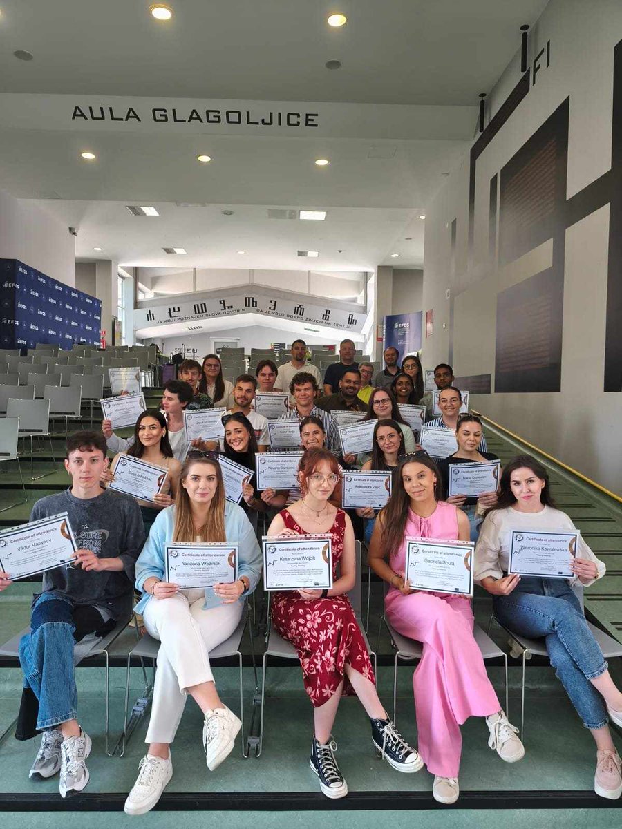 bas4sc's tweet photo. After the completed two trainings course for, which took place in January 2025 in Celje and in April in Osijek, the Project Consortium organised a third, last training course for students. https://t.co/S0vxTsQZJu