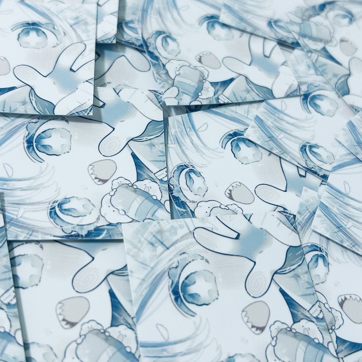 可愛いシールが届きました！
個展のログインボーナスになります🙌🙌
#ねむるエトワール