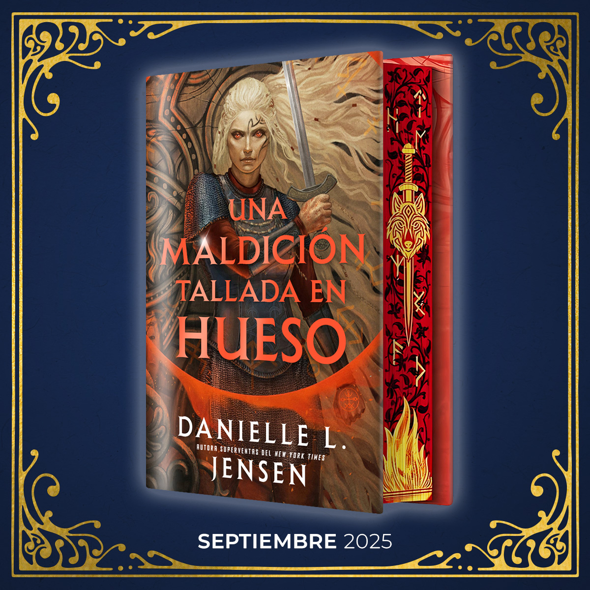 EdHidra's tweet photo. 📢 ¡Atención #NovedadesHidra⚠️

¡Bilogía completa!
En septiembre llega la esperada conclusión de la saga "Sin destino" (#UnDestinoTeñidoDeSangre) de Danielle L. Jensen con "Una maldición tallada en hueso".

Traducción de Roberto Martínez ✍️

👉https://t.co/jnpLOO5HmR

⬇️ https://t.co/0yLcstAN5T