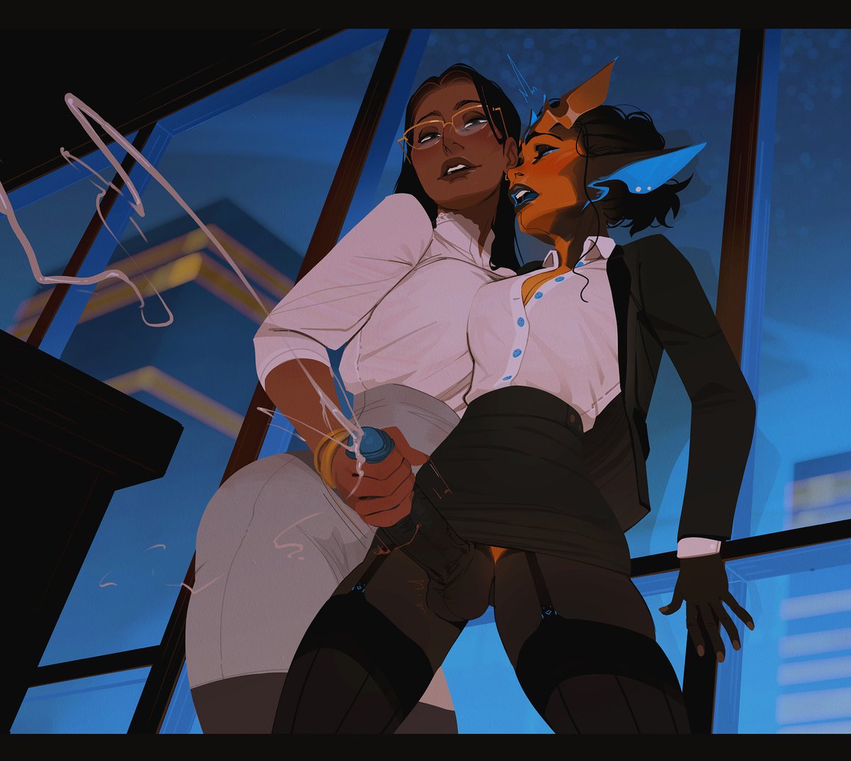 [Office sex] [Puazi] [Girl Dick]

Working on a patron vote driven story about a Puazi boss lady who forgot to take her pills. Thankfully her secretary is there to help out!

Vote on next part for patrons:
patreon.com/posts/puazi-vo… 

Read for free here:
archiveofourown.org/works/66611248