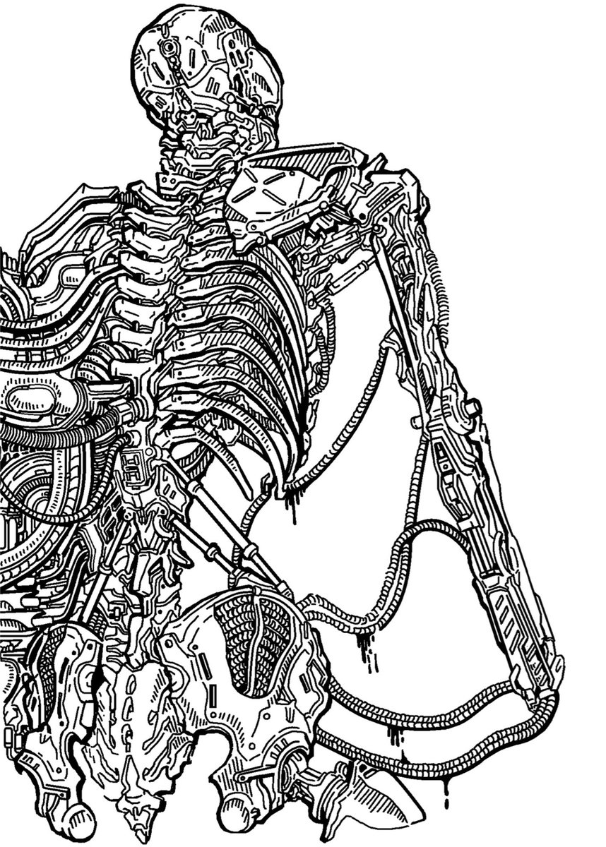 core885's tweet image. Biomechanic stuff i made