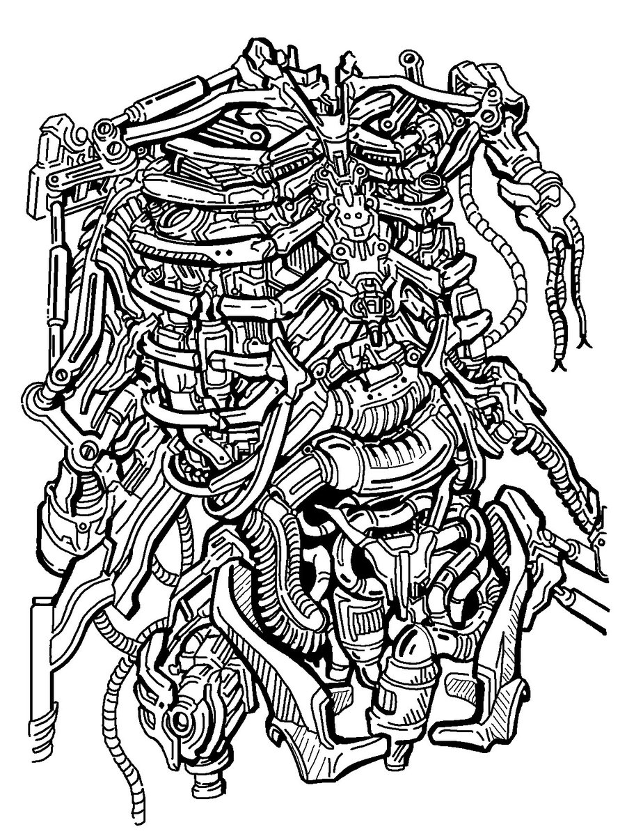 core885's tweet image. Biomechanic stuff i made