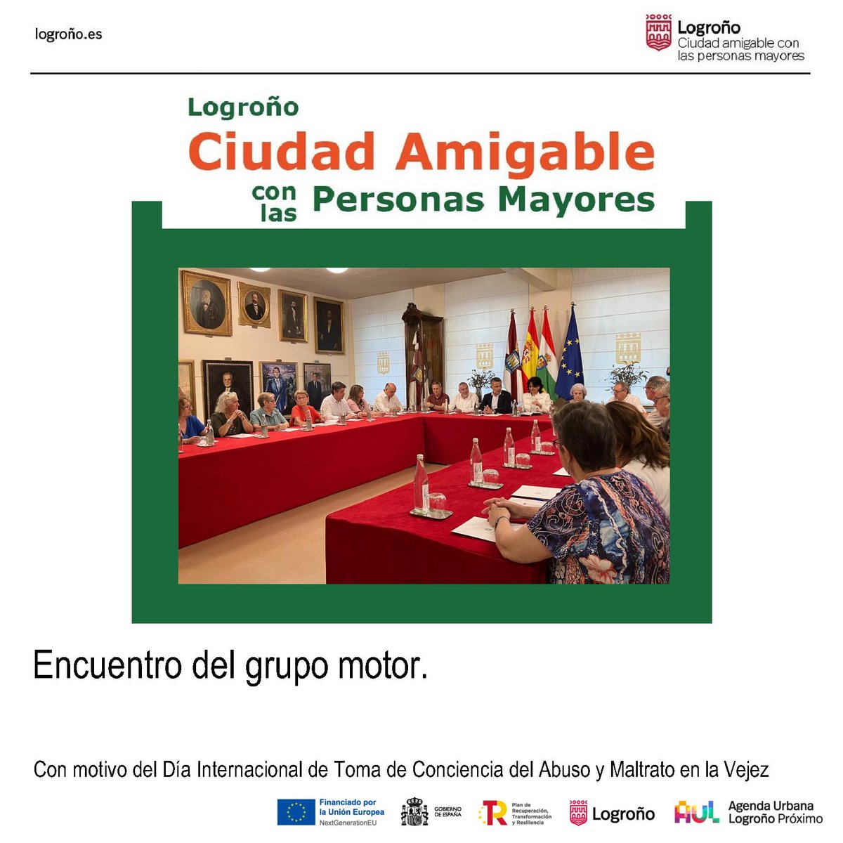Hoy se ha leído un manifiesto para llamar la atención sobre el edadismo y se ha reiterado el compromiso del Ayuntamiento de Logroño para promover la integración y participación.  

Más info: logrono.es 

#ods #edadismo #ciudadamigableconlaspersonasmayores