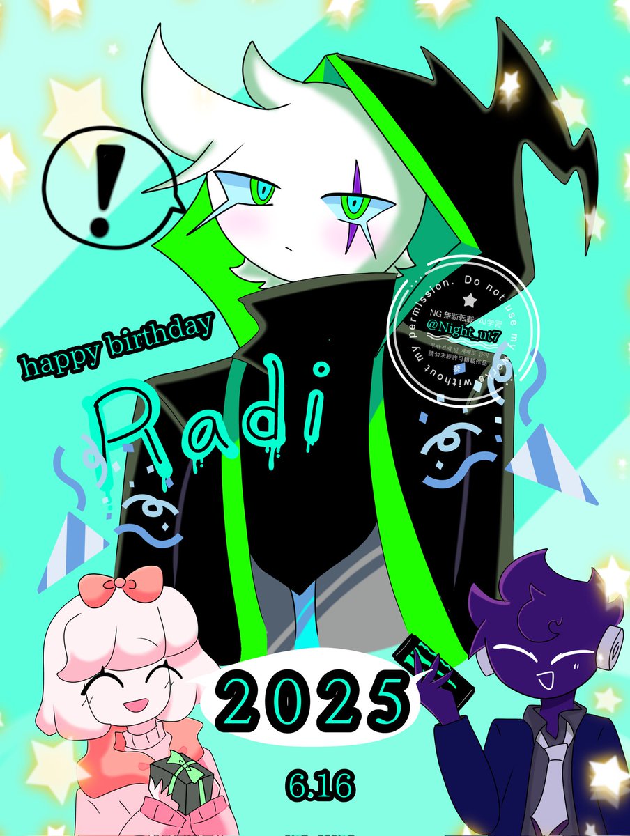 Night_ut7's tweet photo. ่ช็ๆฅใใใงใจใRadi๐๐๐
#Radifnf
#6ๆ16ๆฅใฏRadiใฎ่ช็ๆฅ https://t.co/BZLPRLtksw