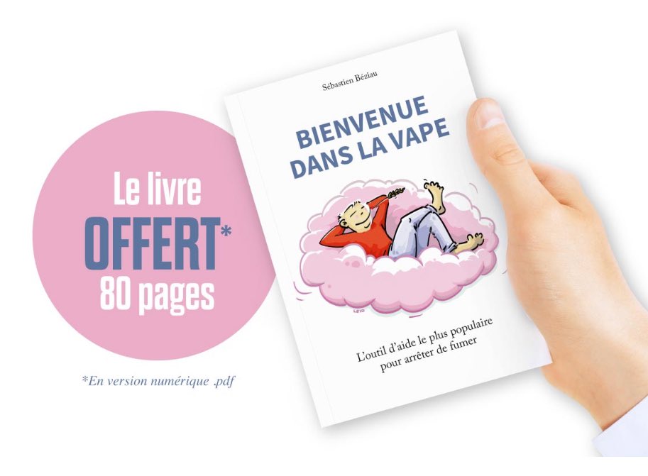 Sébastien Béziau (@sebastienbz) on Twitter photo Les antitabac ET l’industrie du tabac détestent le vapotage qui nuit à leurs business. Ils font tout pour effrayer les fumeurs.
Moi j’ai écrit un livre pour aider et rassurer. Et il est gratuit.
Partagez ⬇️
vapyou.com/bienvenue-dans… Les antitabac ET l’industrie du tabac détestent le vapotage qui nuit à leurs business. Ils font tout pour effrayer les fumeurs.
Moi j’ai écrit un livre pour aider et rassurer. Et il est gratuit.
Partagez ⬇️
vapyou.com/bienvenue-dans…