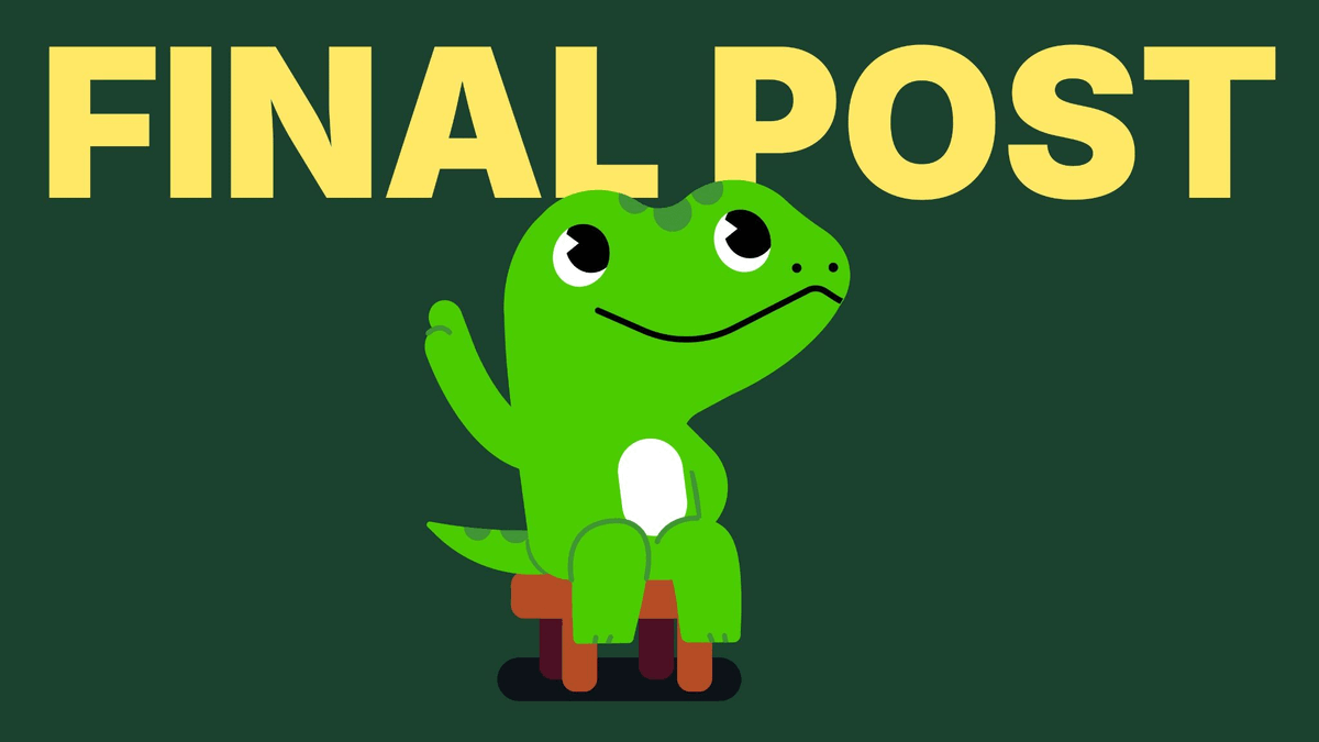 This is the final post.