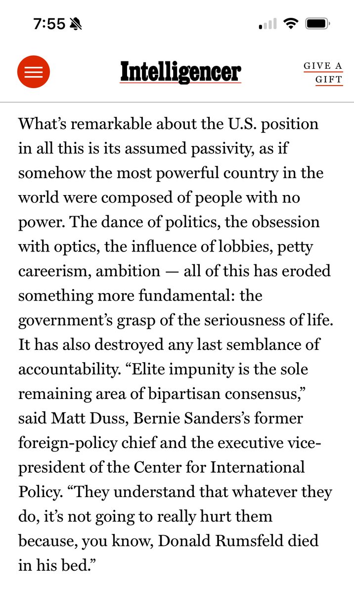 Phenomenal piece of reporting and writing on Gaza and the collapse of international humanitarian law by Suzy Hansen. Total clarity of purpose.
