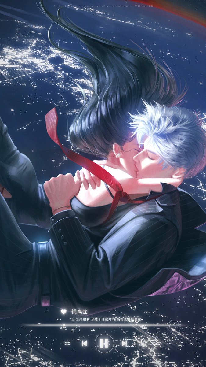 《惧高症》
当你亲吻我
分散了注意力
怕高的我看见星星✨

#Sylus #LoveandDeepspace #fanart