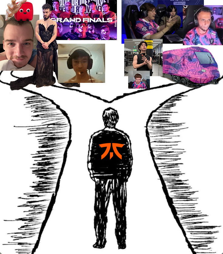 FNATIC's tweet photo. idk which one is looking scarier to be honest https://t.co/nIfTDrWFXG