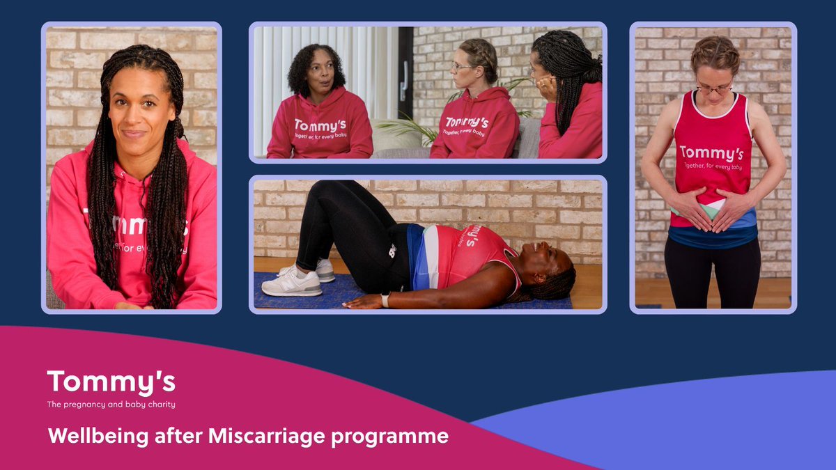 Miscarriage can affect both physical and mental health yet there is often no support
available afterwards until you go through 3.

This is why @Tommys has launched the Wellbeing after Miscarriage programme.

Learn more here: bitl.to/4S7f

#WellbeingAfterMiscarriage